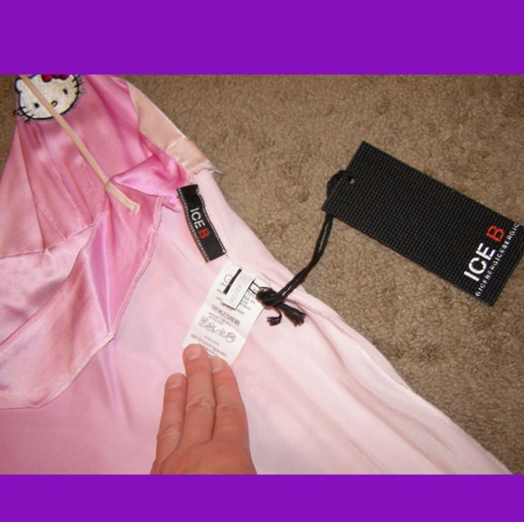NWT RARE ICEBERG SILK OMBRE DRESS HELLO KITTY 6 - Picture 7 of 10